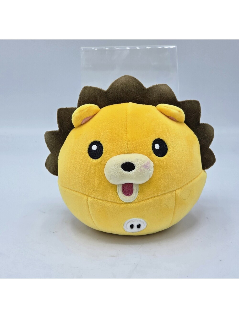 Bleach Kon Anime Yellow Brown Lion Head Ball Plush Stuffed Animal Toy 5"